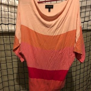 Lane Bryant pink tones top